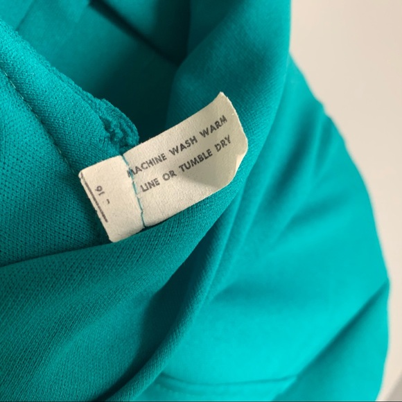 Vintage 1970s Cowl Neck Women’s MIDI Size 16 Dress - Picture 10 of 14